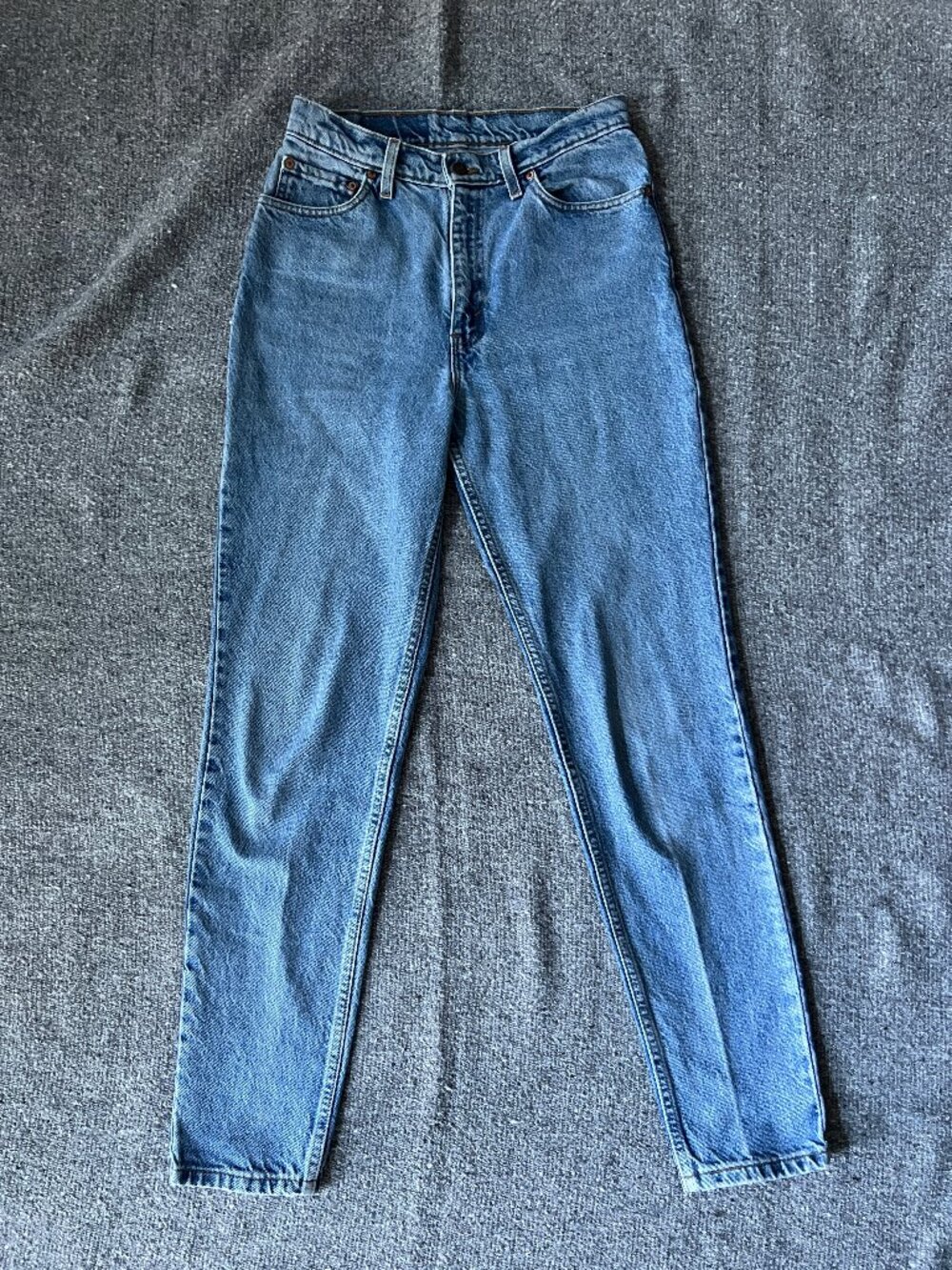 Vintage 90's Levis 512 100% Cotton Tapered High Rise Mom Jeans 28" 11